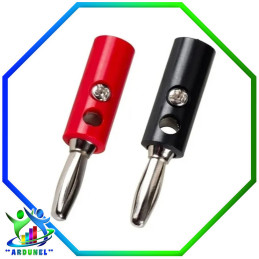 CONECTOR BANANA MACHO 4MM