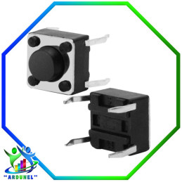 PULSADOR DE 4 PINES 6X6X5MM