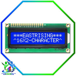 LCD 16X2 1602A FONDO AZUL...