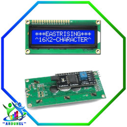 LCD 16X2 1602A FONDO AZUL...