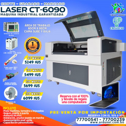 MAQUINA LASER CO2 CT-6090