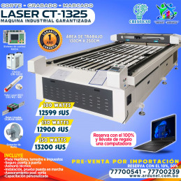 MAQUINA LASER CO2 CT-1325
